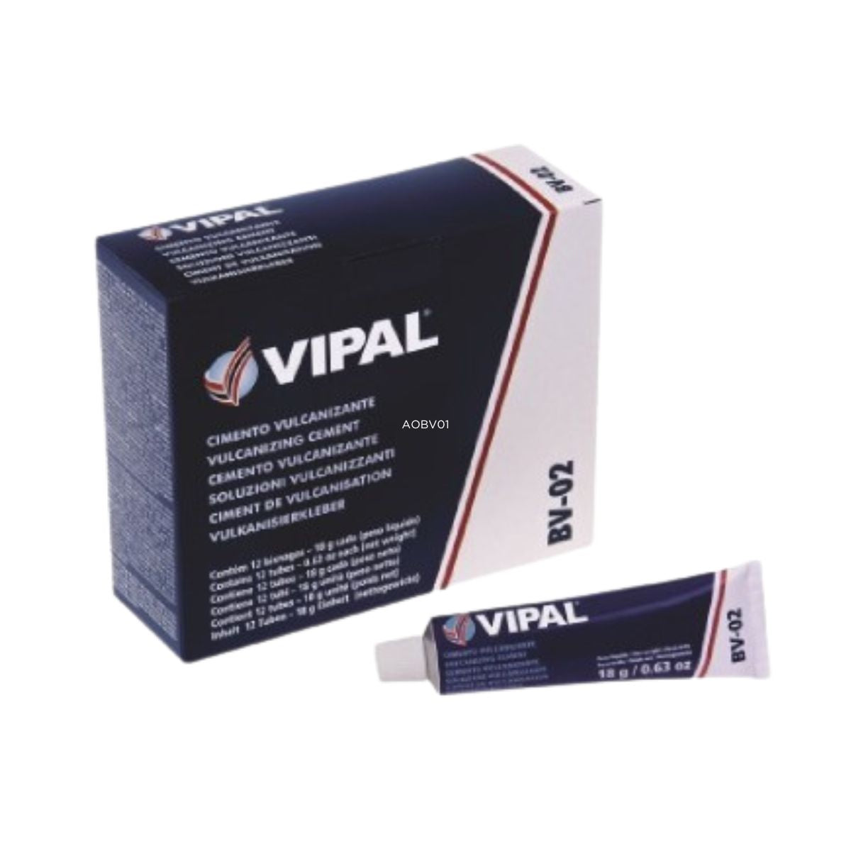 Vipal Vulcanizing Cement Tube 18 G Prc P Ea12 P Box