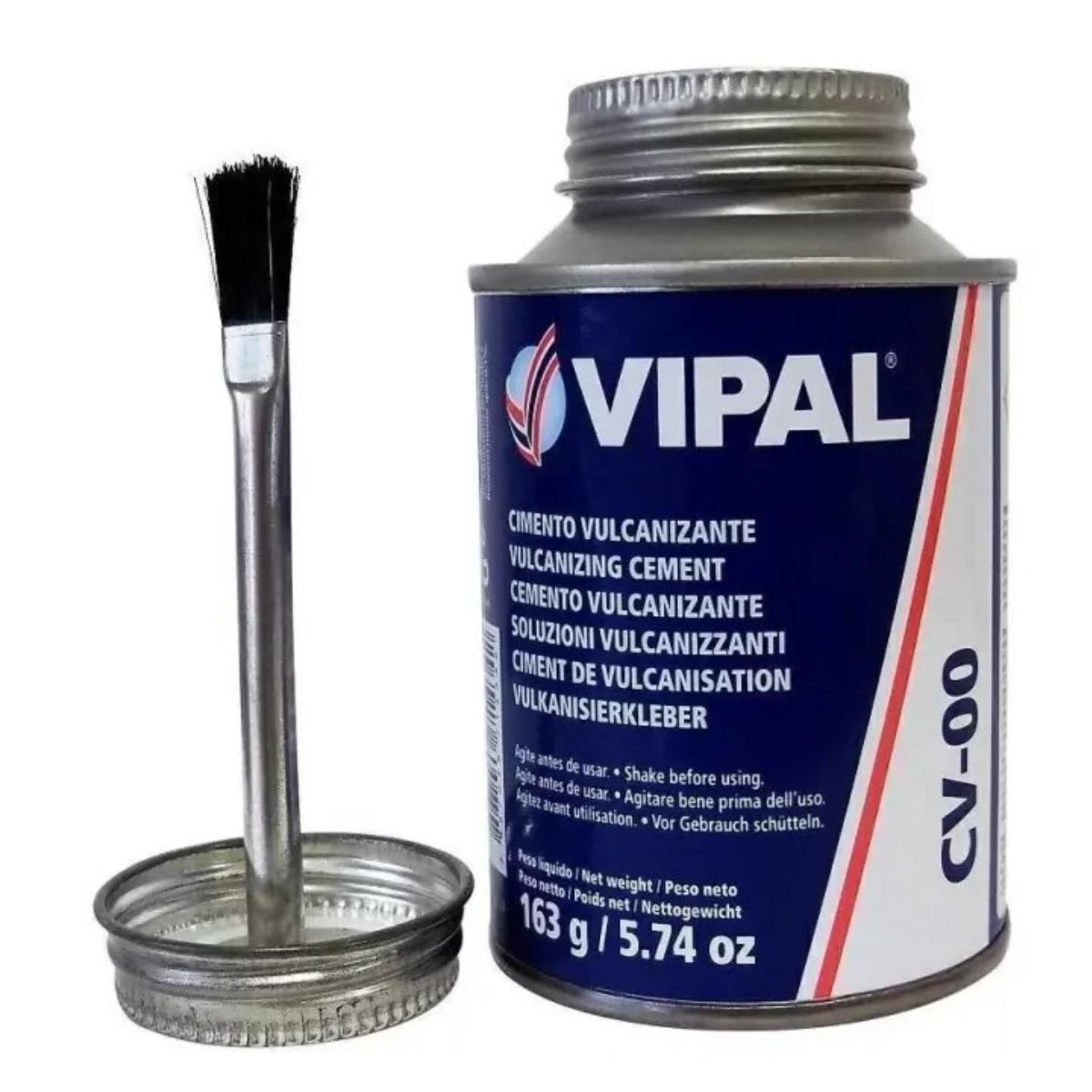 Vipal Vulcanizing Cement And Brush 163 G/225 Ml Ea