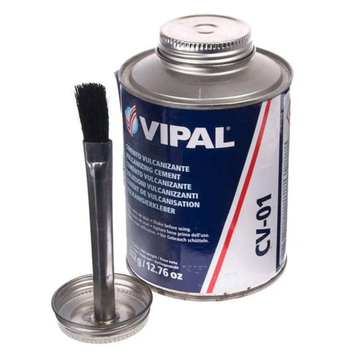 Vipal Vulcanizing Cement And Brush 362 G/500 Ml Ea