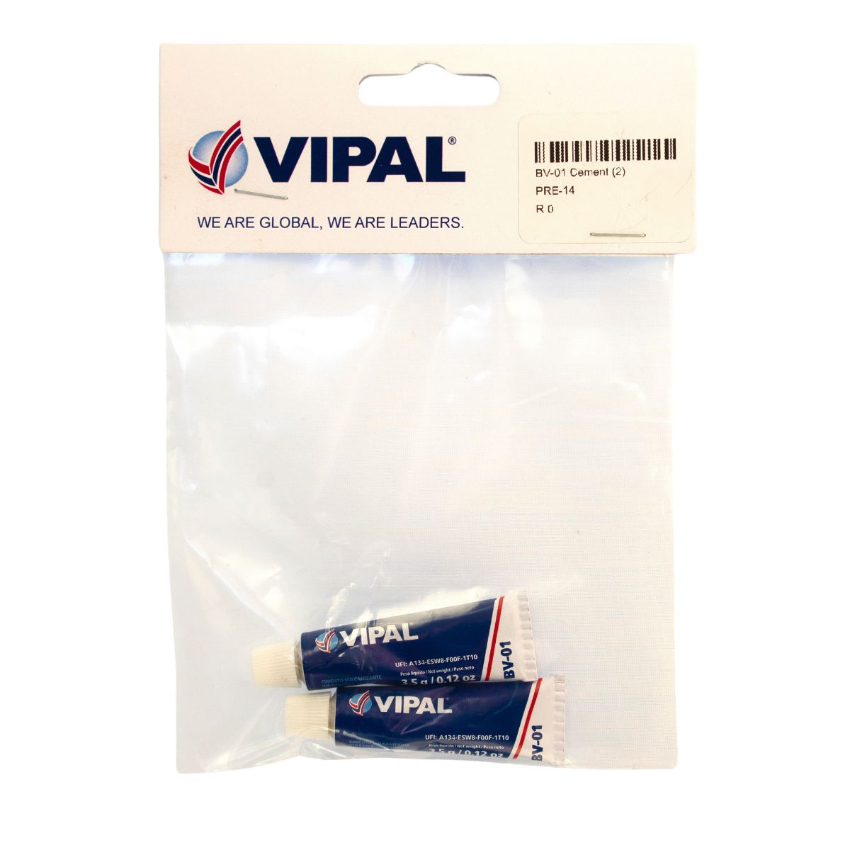 Vipal Vulcanizing Cement Bv 01 3.5 G X 2 Pre Pack
