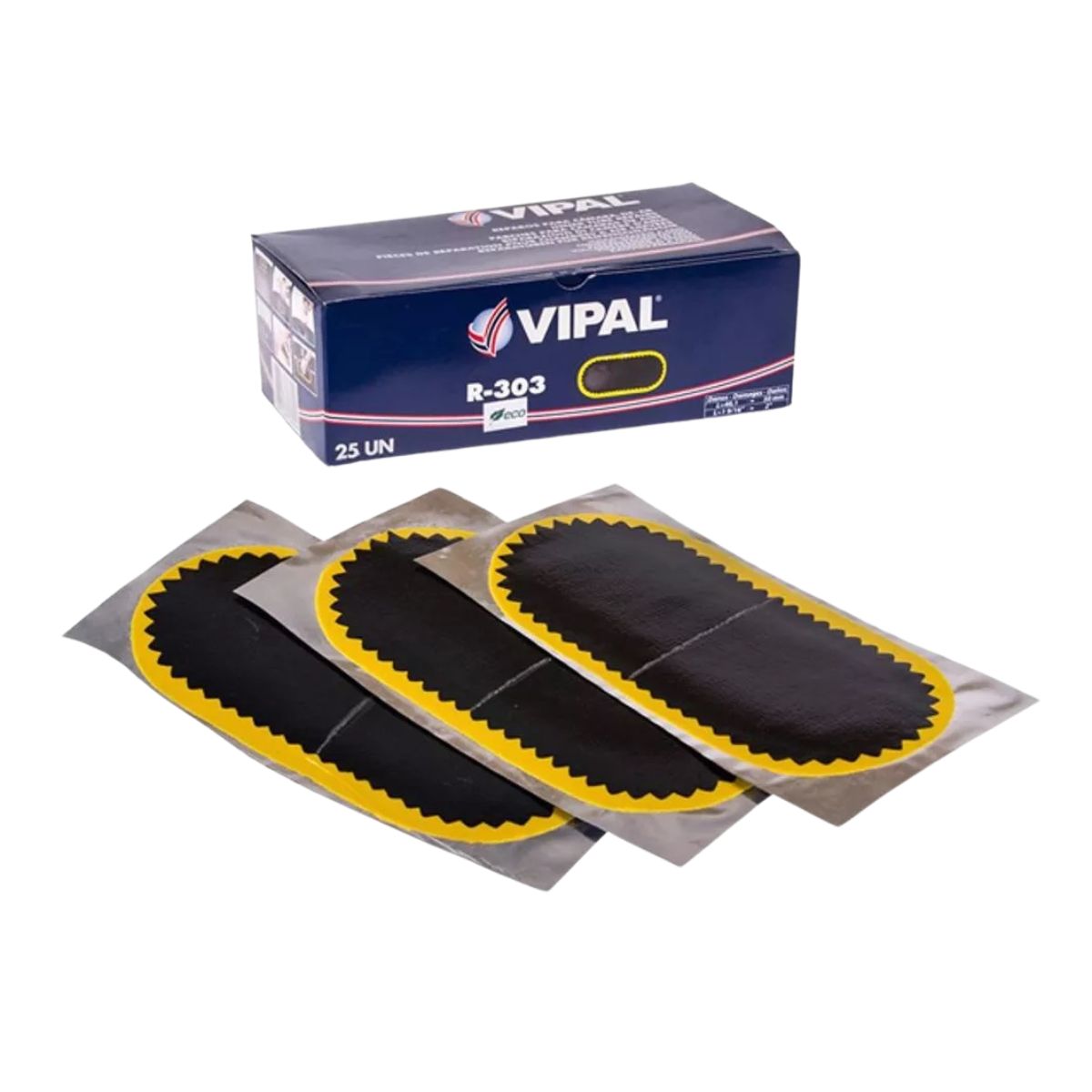Vipal Oval Tube Patch 150 X70 Mm Price Each 25 P/Box
