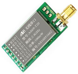 Full Duplex 2.4 Ghz Wireless Module Serial 2.1 Km As69 T20