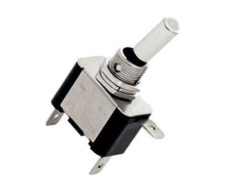 Mini Toggle Switch Spst Iluminated Wt 12 V Led 20 A Asw 07 D Wt - Livestainable.co.za