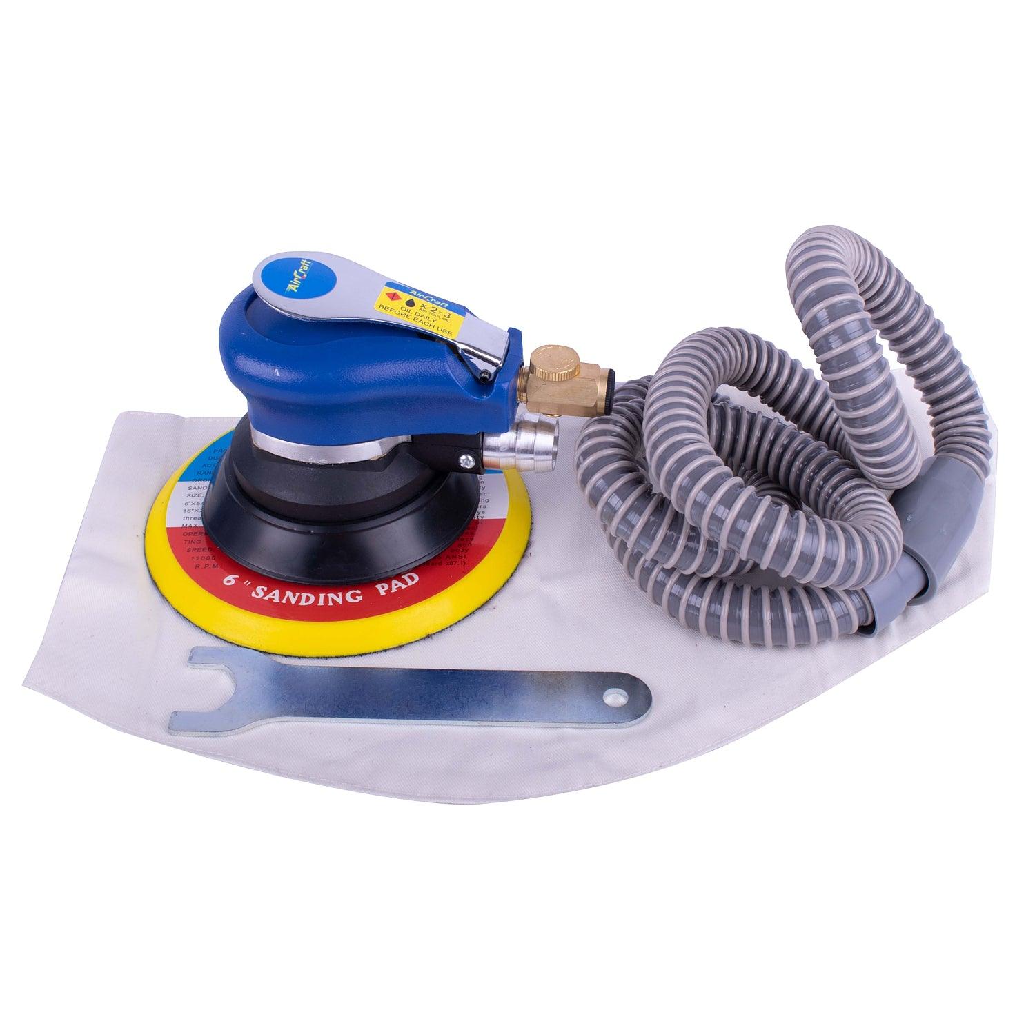 Air Orbital Sander 150 Mm Hook And Loop With Dust Extraction - Livestainable.co.za