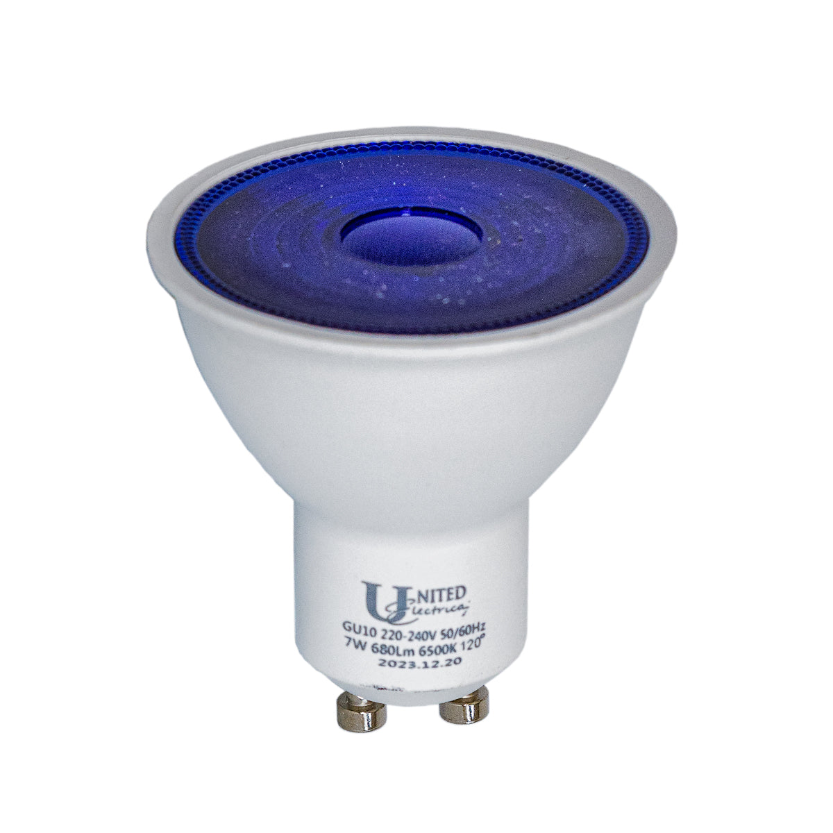 United Electrical Downlight Led Gu10 Blue 7 W