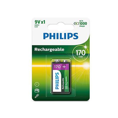 Philips Rechargeable 9 V Battery 8.4 V 1 Pack - Livestainable.co.za