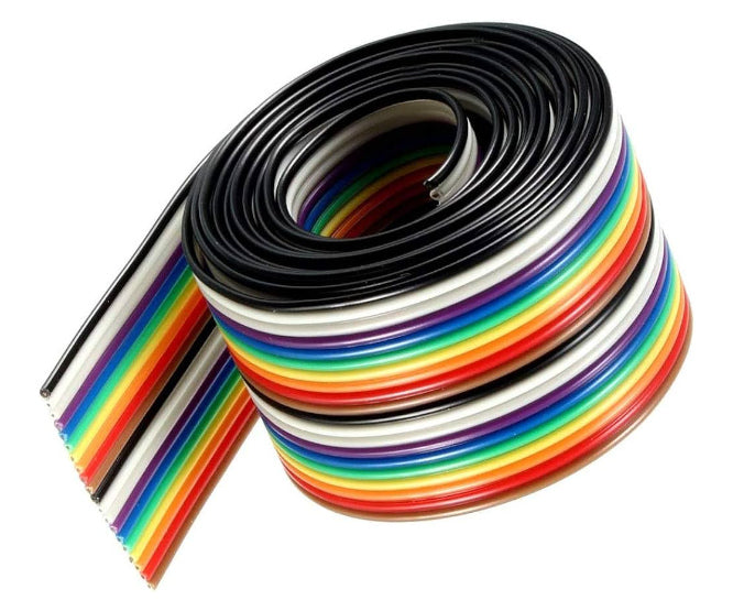 Flat Ribbon Cable Colour 34 W 15m/Roll Awg28 34 C