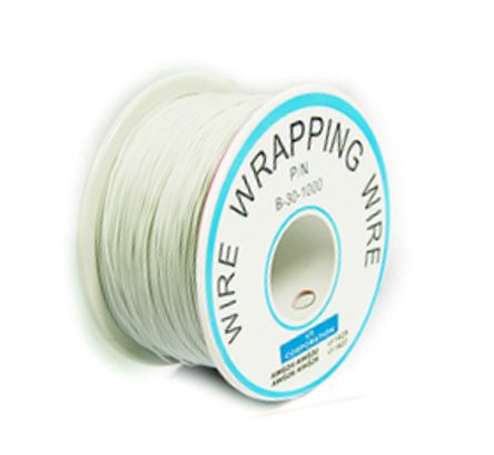 Wire Wrapping Wire Awg30 White 250m/Reel B 30 1000 Wt