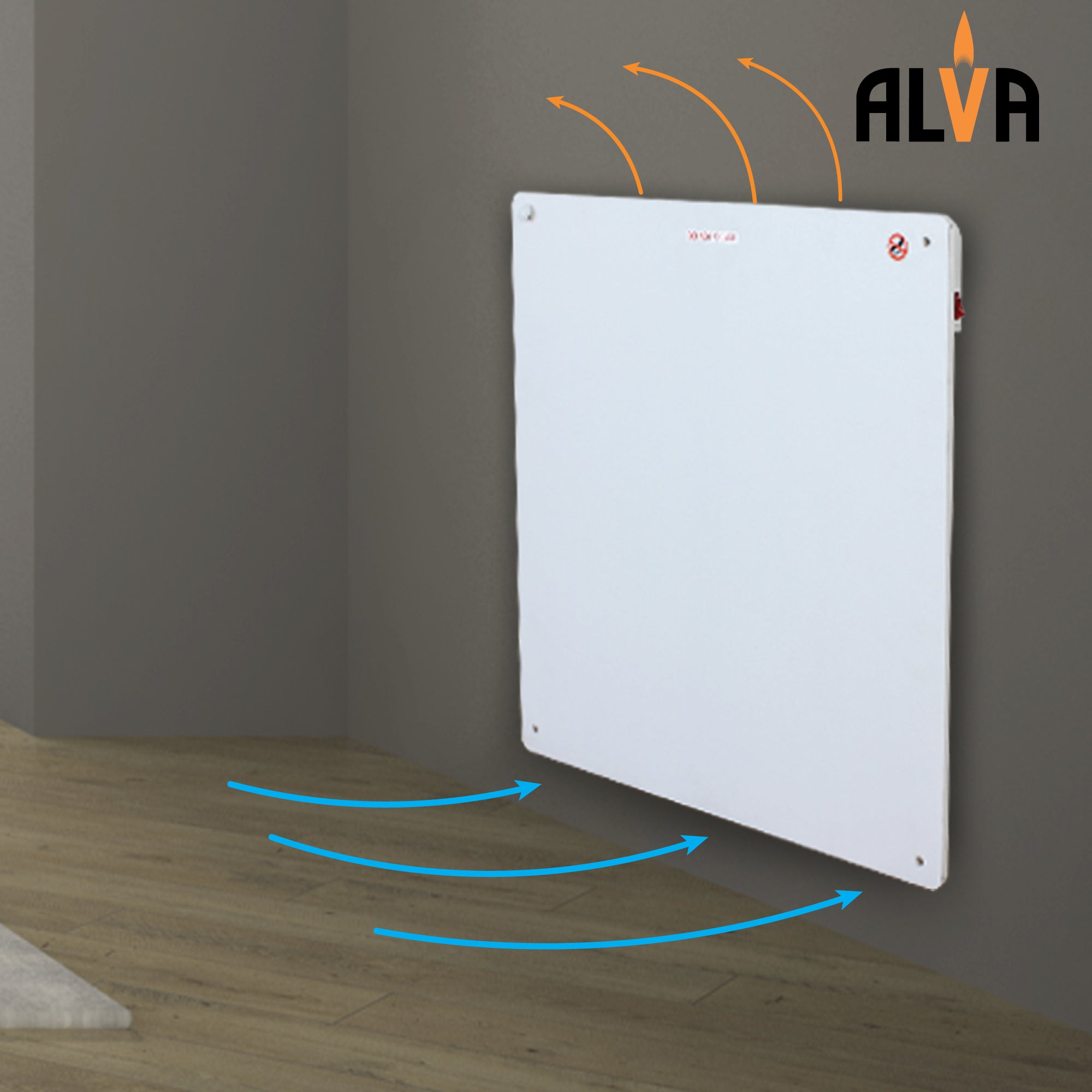 Wall Panel Electric Heater 60x60cm Infrared