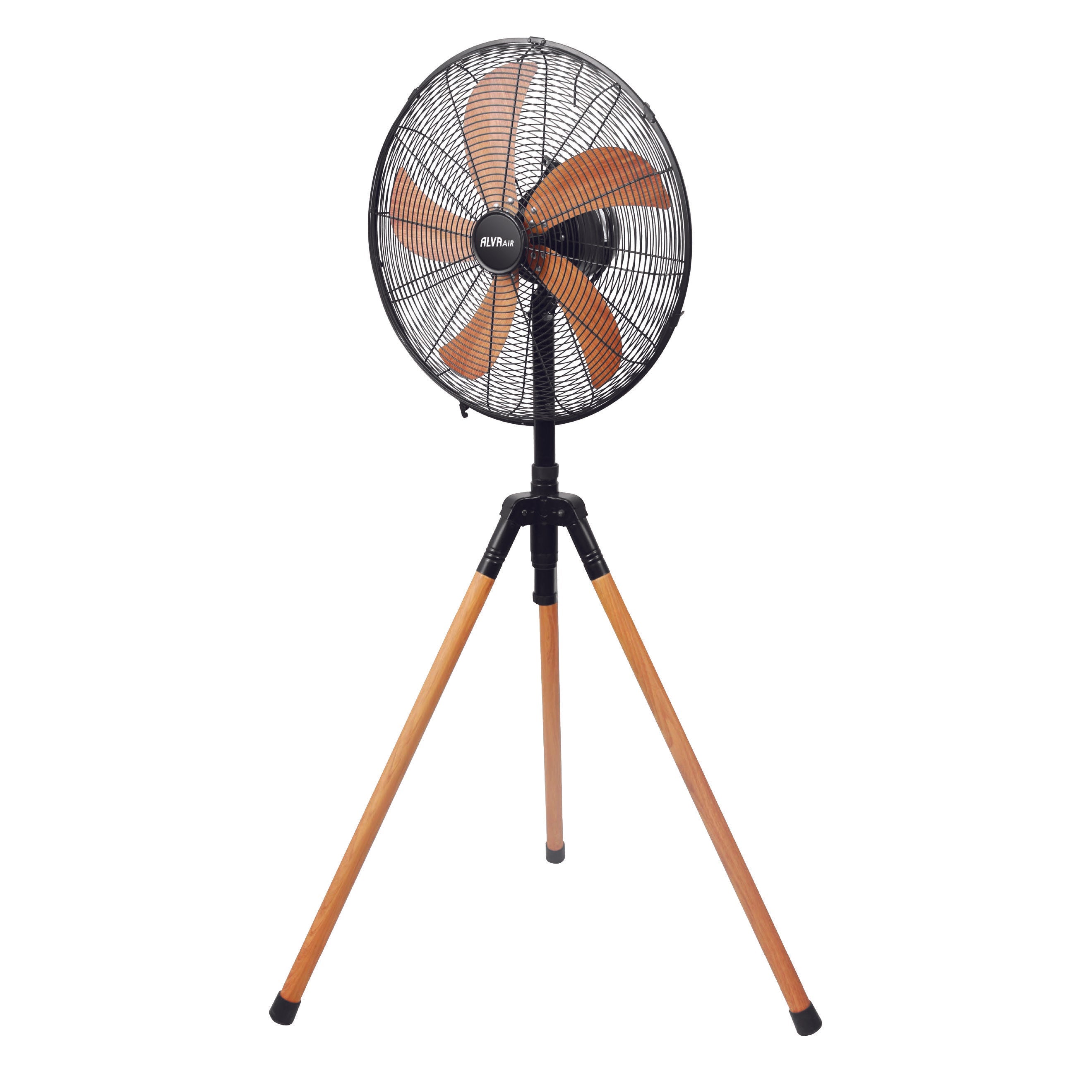 40cm Tripod Fan (Wood Look Finish)