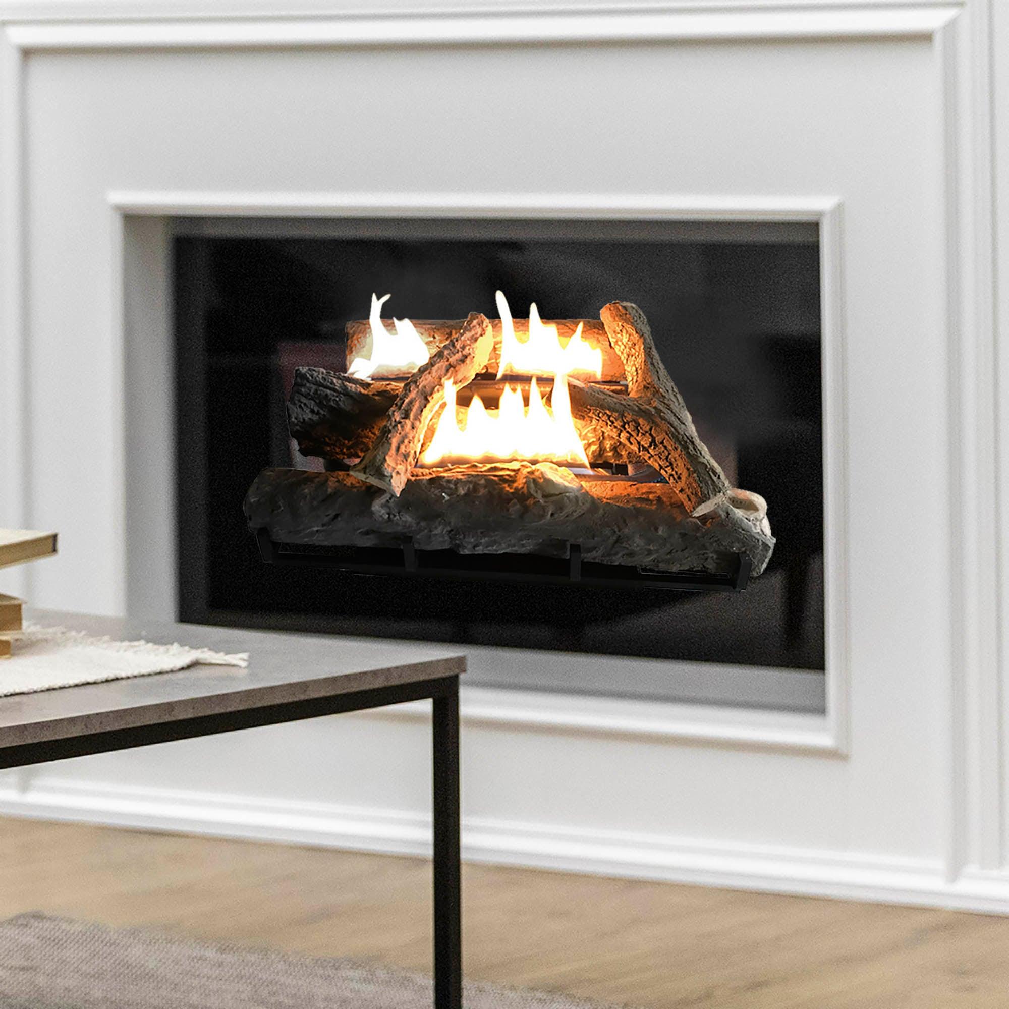 LOG FIREPLACE GAS HEATER 670mm WIDE - Alva Lifestyle Retail