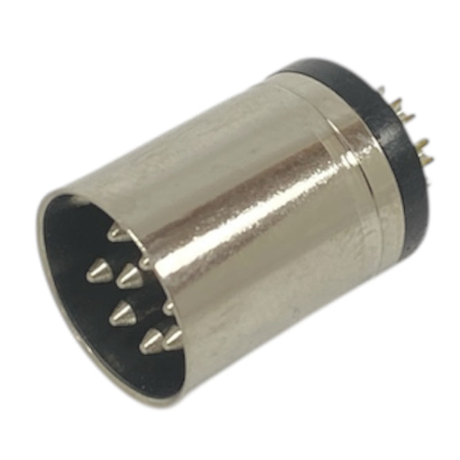 8 P Inline Din Plug 270 Deg B 2001 8 P 270