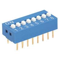 Dip Switch Std 10 Pole 100m A 7.62mm Blue B001 J - Livestainable.co.za