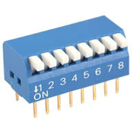 Dip Switch Piano Style 8 Pole Eps108 Az