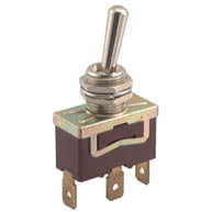 Medium Toggle Switch Spdt On On 6.35m Spade Terminal B067 Bp