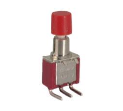 Push Button Switch Mn Spdt On Mom R/A Rd B068 Bsv Red Top - Livestainable.co.za