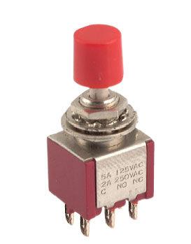 Push Button Switch Mn Dpdt On Mom Sol Red B068 Es - Livestainable.co.za