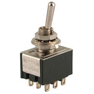 Mini Toggle Switch Tpdt On On P/M Sol B068 H