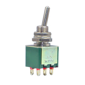 Mini Toggle Switch Dpdt P/M On On Sol Switch10