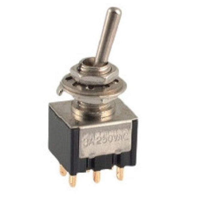 Mini Toggle Switch Dpdt (On) Off (On) B069 Fm1