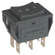 Rocker Switch Dpdt On Off On 26x21mm B10202 *A* - Livestainable.co.za