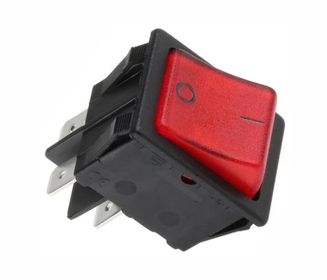 Rocker Switch Dpst 27x22 Rd No C B12912 X1 Rd 250 V - Livestainable.co.za