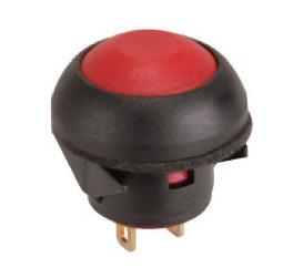 Push Button Switch N.O. Spst Red P/Fit D=17.5 Ip67 B1310 A Rd - Livestainable.co.za