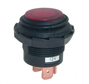 Push Button Switch Rnd 12 Vdc 10 A Rd Lat Spst B1317 Rd Latching - Livestainable.co.za