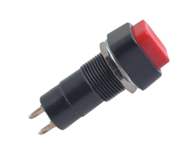 Sqr Push Button Switch N.O Spst 3 A 125 V 15x15mm M12 Hole B160 B Red - Livestainable.co.za