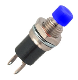 Push Button Switch N.O. Spst 1 A Blue Solder M7 B163 A Bl