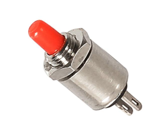 Push Button Switch Mini N.O. Spst Red Pip, Solder M5 B164 B Rd - Livestainable.co.za