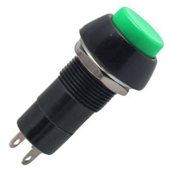 Push Button Switch Latching Spst 3 A Green Solder M12 D=19.5mm L=38 B165 L Gr - Livestainable.co.za