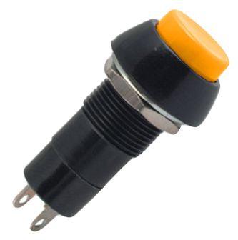 Push Button Switch Latching Spst 3 A Orange Solder M12 D=19.5mm L=38 B165 L Or - Livestainable.co.za