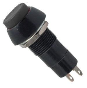 Push Button Switch N.O. Spst 3 A Black Solder M12 D=19.5mm L=38 B165 M Black - Livestainable.co.za