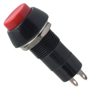 Push Button Switch Mom N.O. H=12mm 125 Vac 3 A Red Pbs 11 B Red