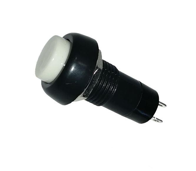 Push Button Switch N.O. Spst 3 A White Solder M12 D=19.5mm L=38 B165 M White - Livestainable.co.za