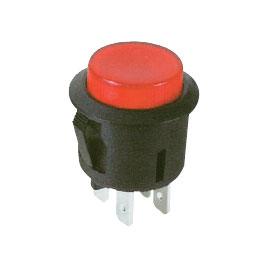 Push Button Switch Latching Illum Dpst 6 A/250 V Red P/Fit Lug F=23 L=28 B16930 A Red - Livestainable.co.za