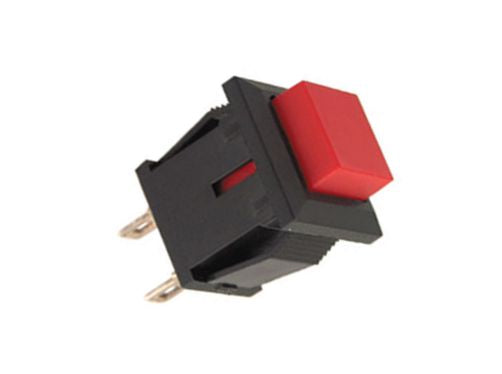 Push Button Sq N.O. Spst 1 A Red P/Fit Lug 12 X13mm F=14 B169 A Rd