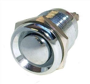 Push Button Vandal Switch N.O. Spst 2 A Metal Screw M19 D=22 L=33 B169 S - Livestainable.co.za