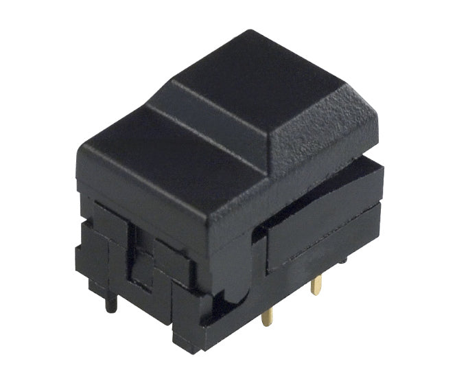 Push Button Switch Tactile N.O. No Led On Black Cover B1710 Black