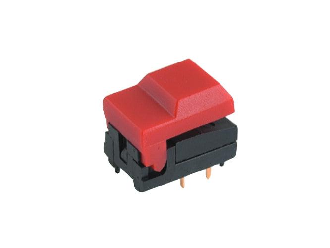 Square Push Button With Red Cover/Lever B1710 Red - Livestainable.co.za