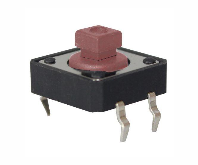 Pcb Tactile Switch Dil 12x12 Sqr H=7.0 Brown B1729 - Livestainable.co.za