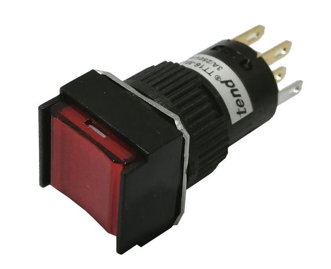 Push Button Ill Red Mom 2x No/Nc 24 V B18493 Bc - Livestainable.co.za