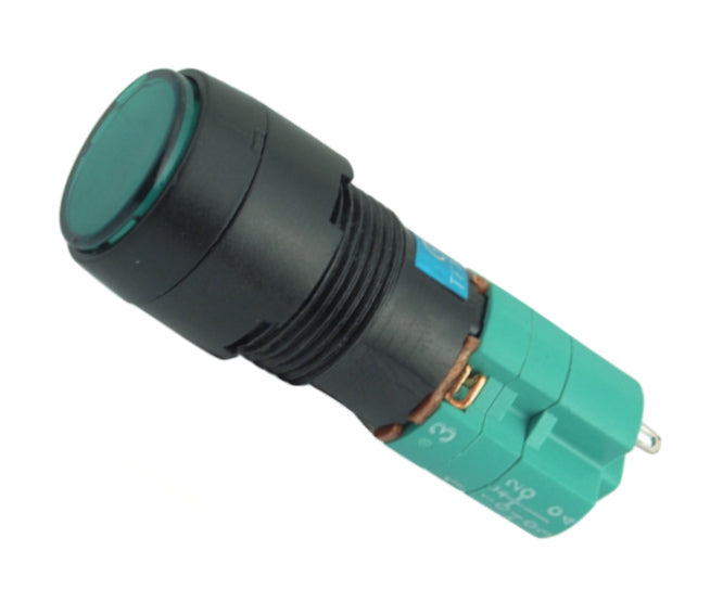 Push Button Ill Green Momentary N.O N.C Rnd 24 Vdc 1 A B1851 Ac Green