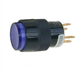 Pushbutton Switch N.O Off (On) 250 Vac 3 A 15mm Mom Illu Blue B18561 B Bl - Livestainable.co.za