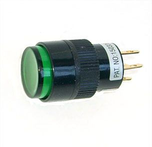 Push Button Round Illuminated Gr N.0. 12 V B18561 D Gr