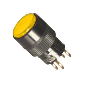 Push Button Round Illuminated Orange N.0. 24 V B18561 C Or