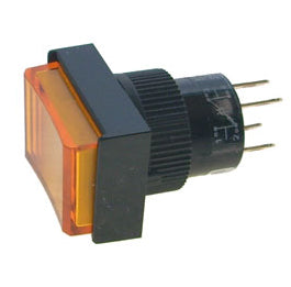 Push Switch N.O 15mm Il Orange B18571 B Or