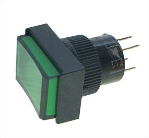 Illumin Push Butt Switch Green Dpst 250 V 3 A A16 22 Zjg220 V - Livestainable.co.za