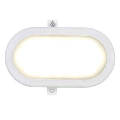 Led Oval Bulkhead 172mm White 1x6w - Livestainable.co.za